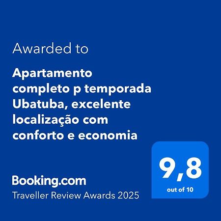 Apartamento completo p temporada Ubatuba Exterior foto